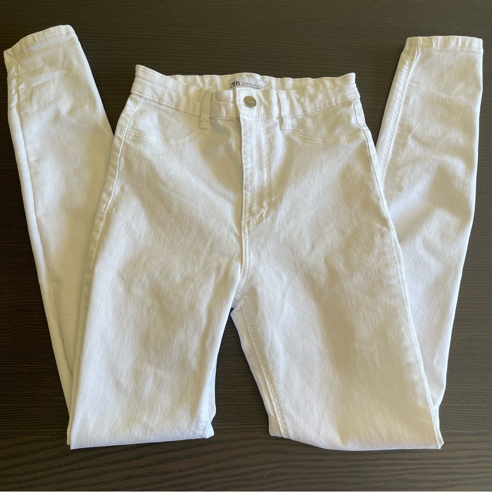 Zara White Skinny Jean